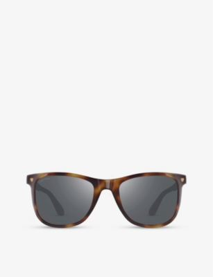 ASPINAL OF LONDON: Milano D-frame acetate sunglasses