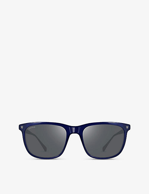 ASPINAL OF LONDON: Roma D-frame acetate sunglasses