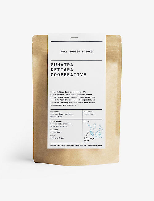 植物烘焙：Sumatra Ketiara Cooperative 全豆咖啡 250 克