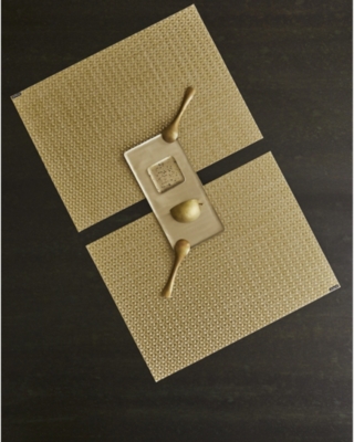 Shop Chilewich Origami Rectangular Woven Placemat 35cm X 48cm