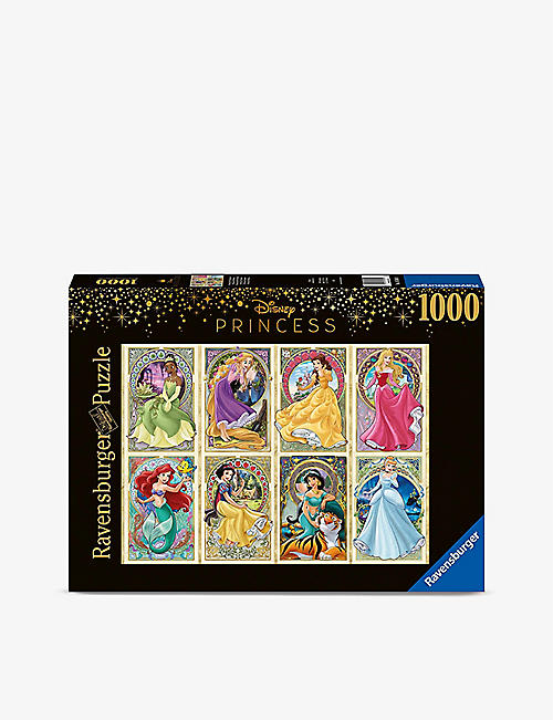 PUZZLES：Ravensburger Disney Princess Art Noveau 1000件拼图套装