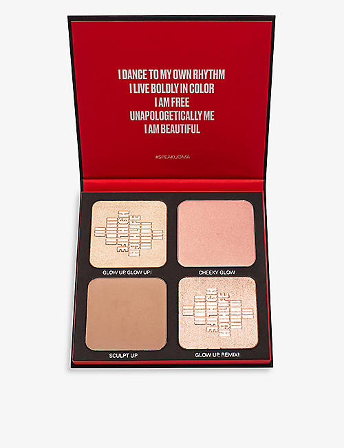 UOMA BEAUTY: Highlife Highlighter and Contour Vol 2 face palette 34g