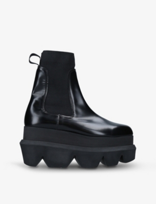 【超美品】sacai Chelsea Boots / AG size41 Leather Chelsea boots in black - Sacai | Mytheresa