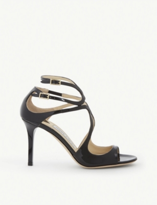 JIMMY CHOO - Ivette strappy leather heeled sandals | Selfridges.com