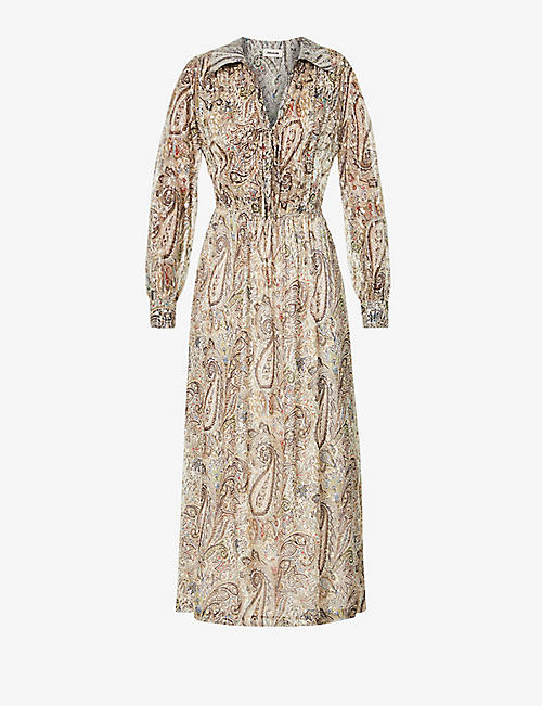 ZADIG&VOLTAIRE: Reeva paisley-print silk-blend maxi dress