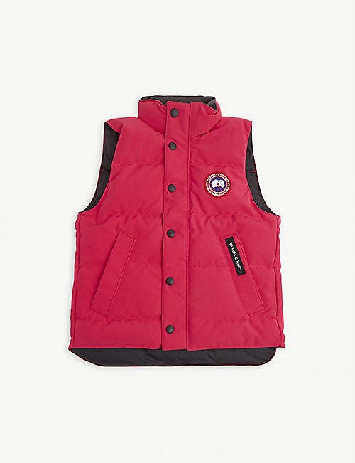 CANADA GOOSE: Vanier quilted woven gilet 7-16 years