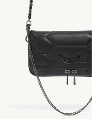 ZADIG&VOLTAIRE: Rock nano leather cross-body bag