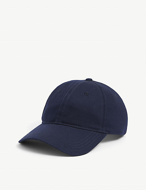 LACOSTE: Logo-embroidered cotton cap