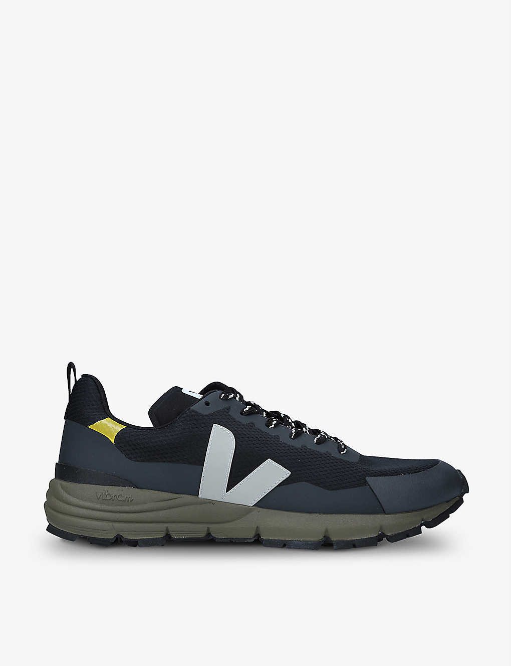 Shop Veja X Vibram Dekkan Low-top Recycled-polyester Trainers In Black/comb