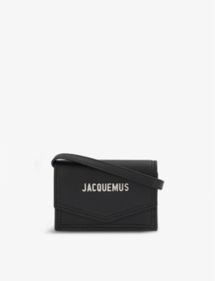 Jacquemus Le Porte Mini Leather Crossbody Bag In Black ModeSens