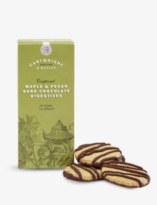 CARTWRIGHT & BUTLER - Maple & pecan dark chocolate digestives 200g ...