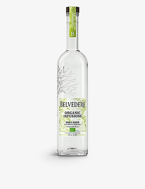 BELVEDERE: Organic Infusions Pear & Ginger vodka 700ml
