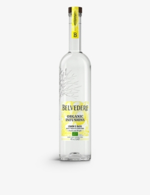 BELVEDERE: Organic Infusions lemon and basil-flavoured vodka 700ml