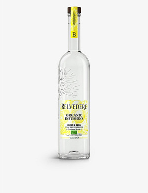 BELVEDERE Organic Infusions lemon and basil-flavoured vodka 700ml