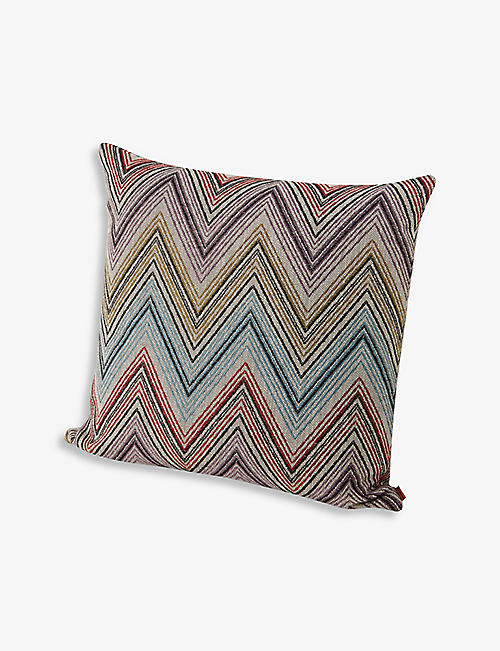 MISSONI HOME: Andamane striped woven cushion 60cm x 60cm