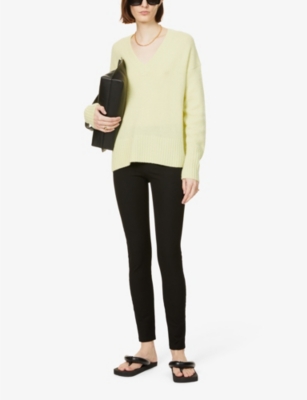Joseph Gabardine Mid-rise Stretch-woven Leggings In Black
