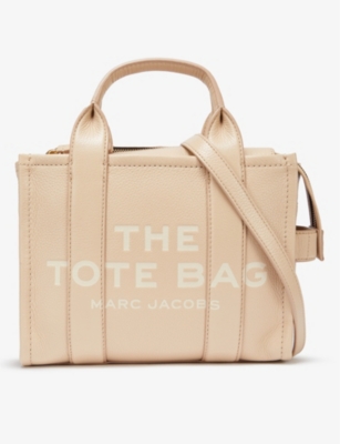 Marc Jacobs The Tote Mini Leather Tote Bag In Twine