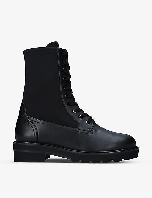 STUART WEITZMAN: Ande Lift leather boots