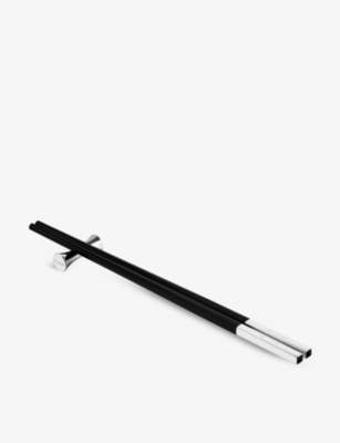 CHRISTOFLE: UNI silver-plated chopstick rests set of two