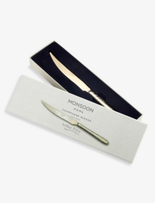 ARTHUR PRICE: Champagne Mirage stainless steel cake knife