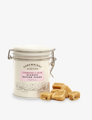 Cartwright Butler Strawberry Clotted Cream Fudge 175g Selfridges Com