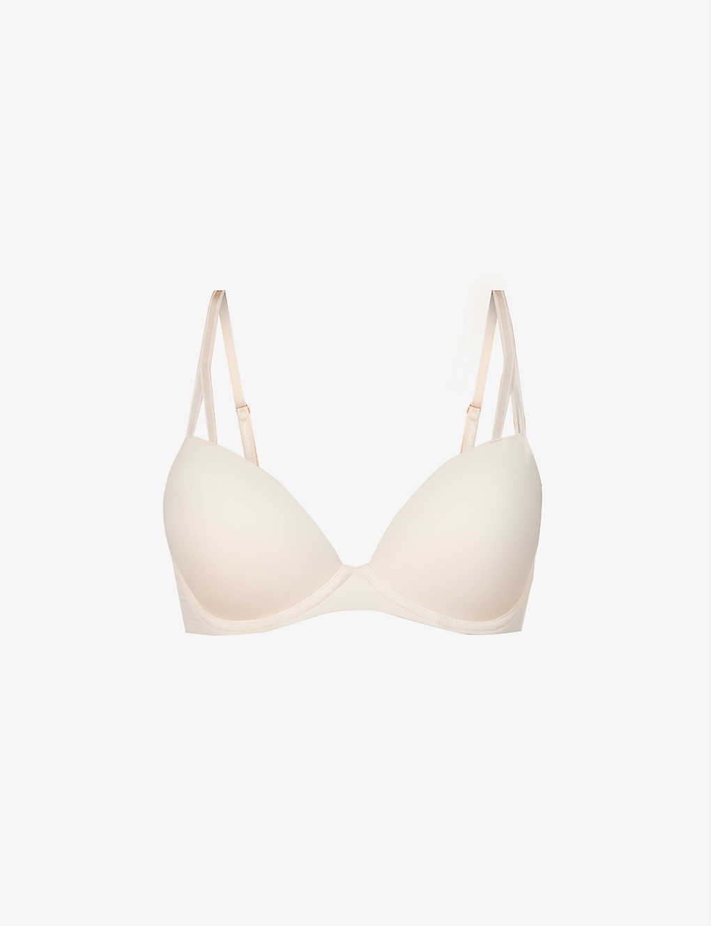 Calvin Klein Seductive Comfort With Lace Full Coverage Bra Qf1741 In Beechwood