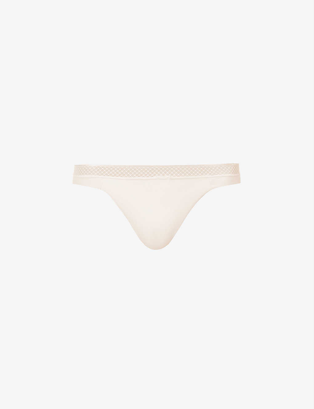 Calvin Klein Seductive Comfort Stretch-jersey Thong In Nude (lingerie)