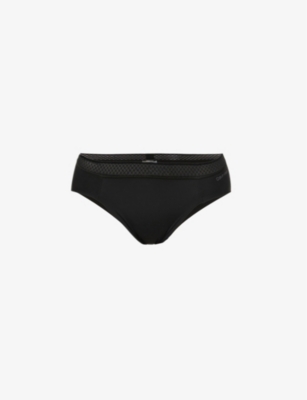 Buy Calvin Klein Underwear Recycled Nylon Solid Bikini Panties