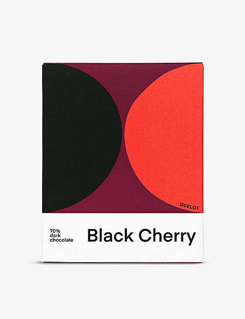 OCELOT: Black Cherry dark chocolate 70g