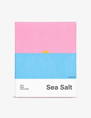 OCELOT: Sea salt 70% dark chocolate bar 70g
