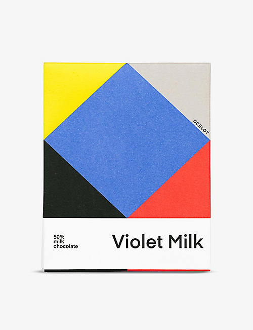 OCELOT: Violet Milk 50% dark milk chocolate bar 70g