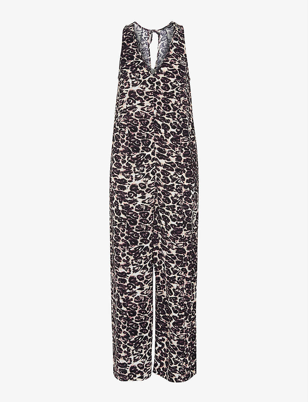 Whistles Clouded Leopard Print Jumpsuit In Multi-coloured