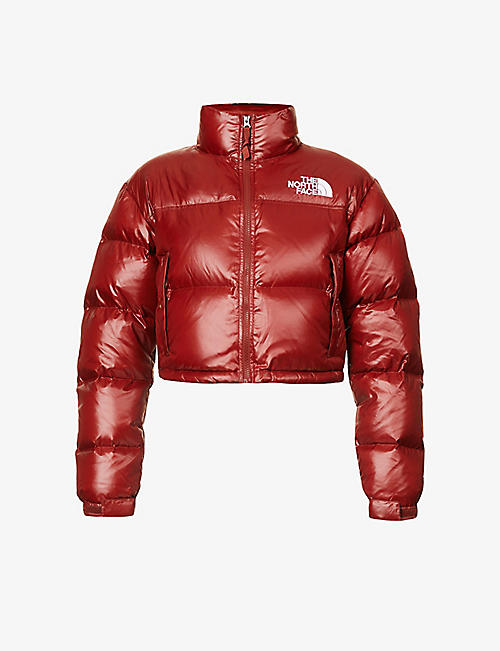 THE NORTH FACE: Nuptse brand-patch shell-down jacket