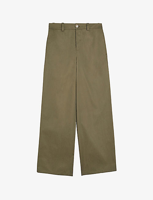 TED BAKER: MiB Snargg wide-leg cotton chino trousers