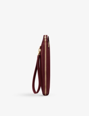 Cartier Womens Burgundy Must De Leather Portfolio Bag In Burgendy