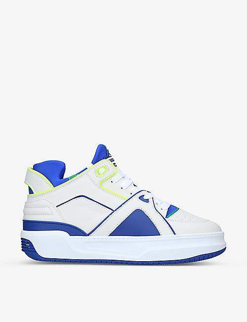 JUST DON: JD2 Basketball mid-top leather trainers