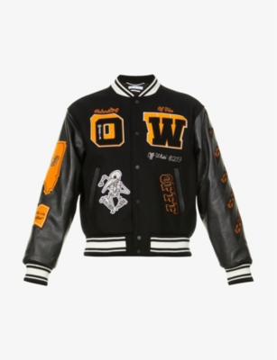 Off white sales patch jacket