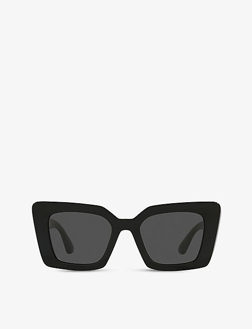 BURBERRY: BE4344 Daisy square-frame acetate sunglasses