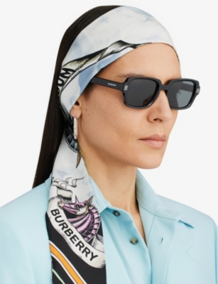 BURBERRY: BE4349 Eldon square-frame acetate sunglasses