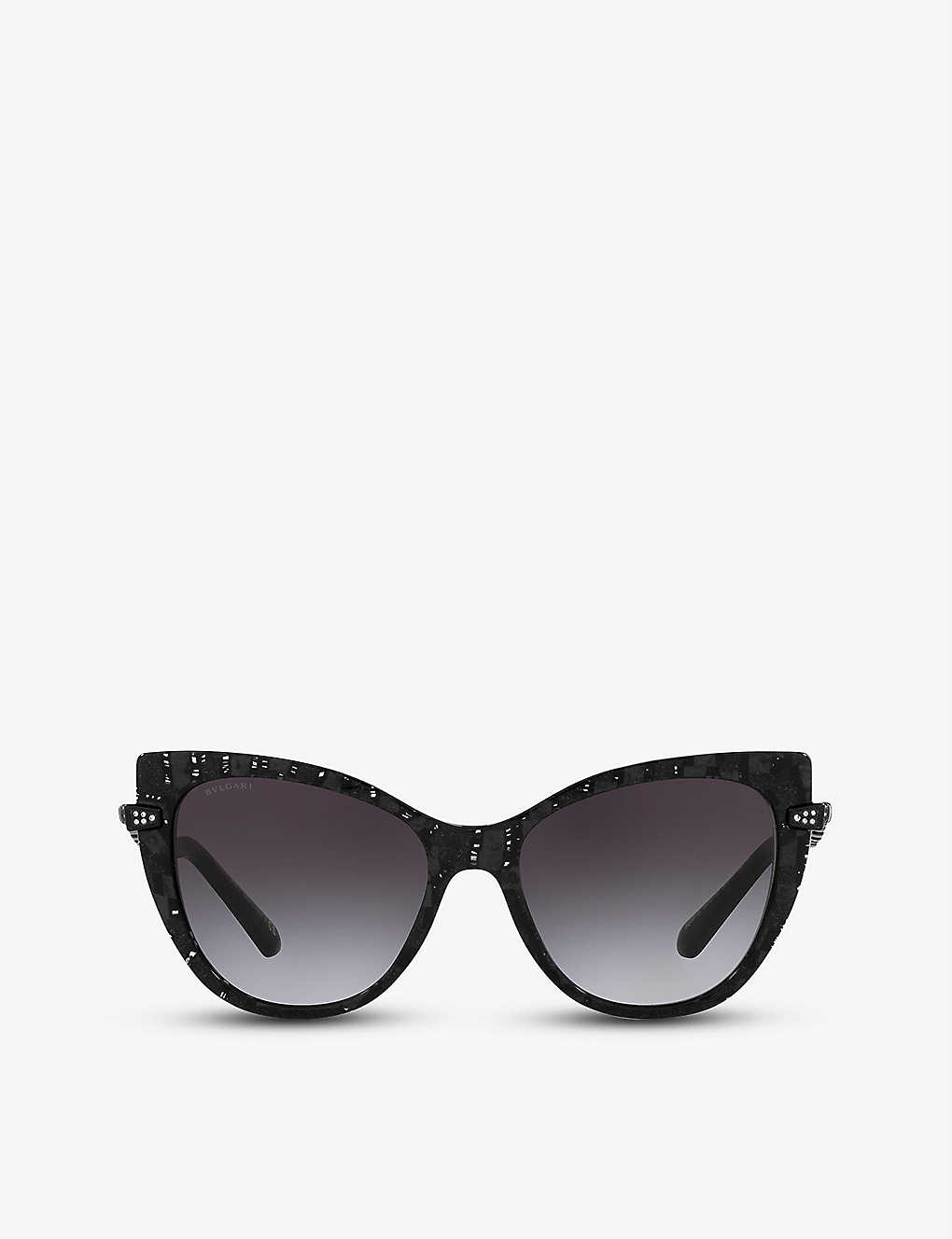 Shop Bvlgari Bv8236b Cat-eye Acetate Sunglasses In Multi-coloured