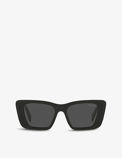 PRADA: PR 08YS butterfly-shaped acetate sunglasses