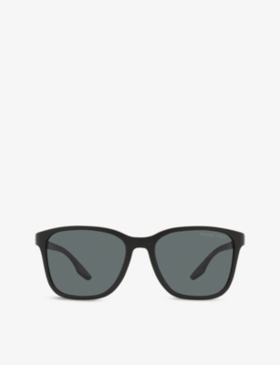 Prada Ps 02ws Square-frame Acetate Sunglasses In Black