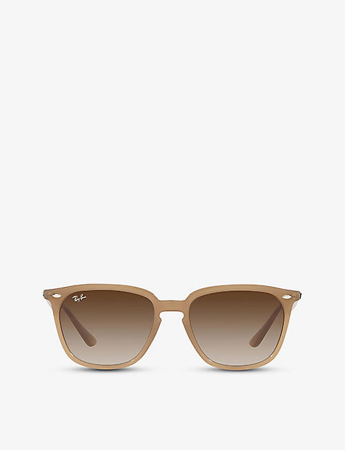 RAY-BAN: RB4362 square-frame acetate sunglasses