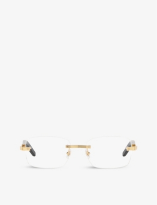 White and discount gold cartier glasses