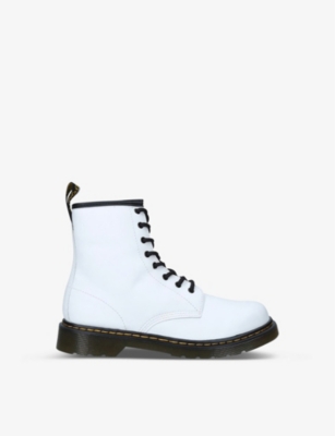 DR MARTENS: 1460 lace-up leather ankle boots 6-9 years
