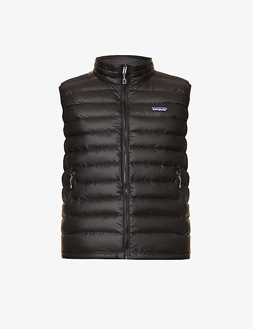 PATAGONIA: Padded high-neck recycled-polyester-down gilet