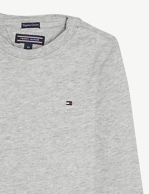 Selfridges & Co Clothing T-shirts Long Sleeved T-shirts Logo-print cotton-jersey T-shirt 6-36 months 
