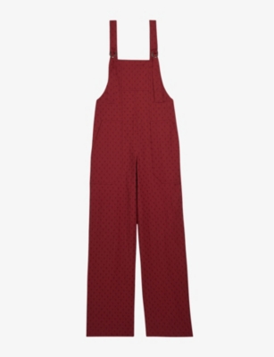 CLAUDIE PIERLOT Janelle jacquard cotton blend jumpsuit