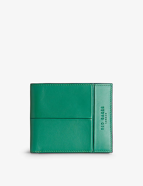 TED BAKER: Breaker bifold leather wallet