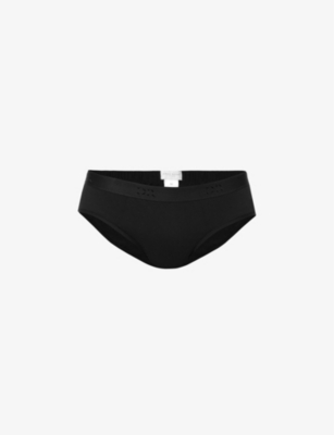 Derek Rose Jack Branded-waistband Stretch-cotton Briefs In Black